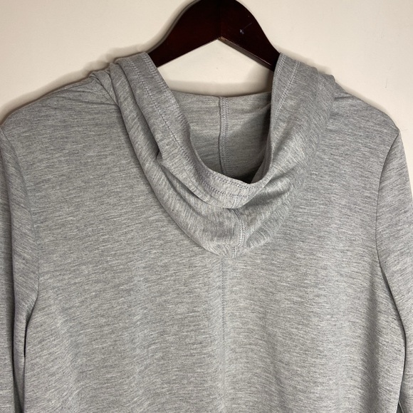 REITMANS Open Front Gray Hooded Athletic Cardigan - Picture 8 of 10